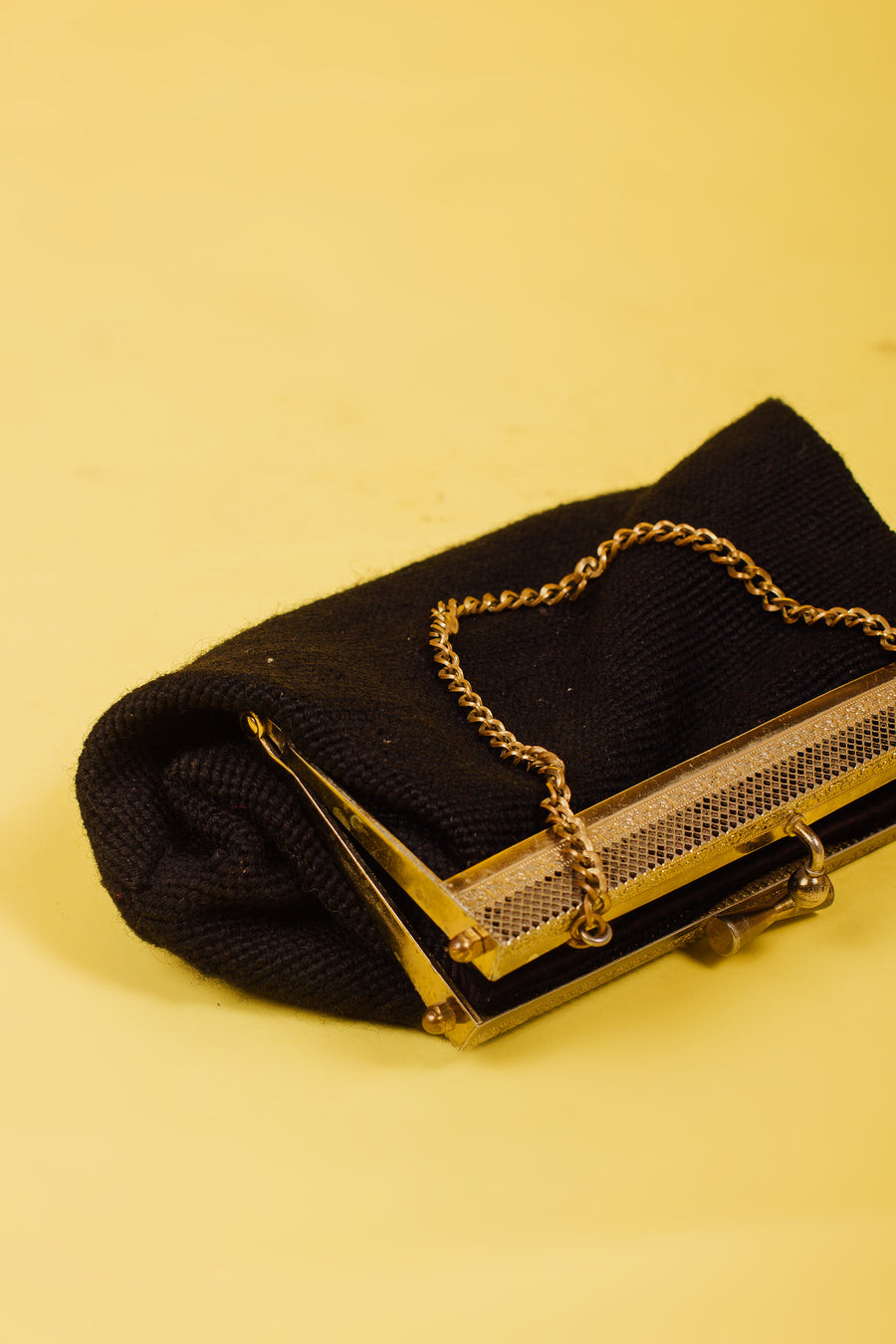Vintage black patent leather clutch, handbag - Ruby Lane