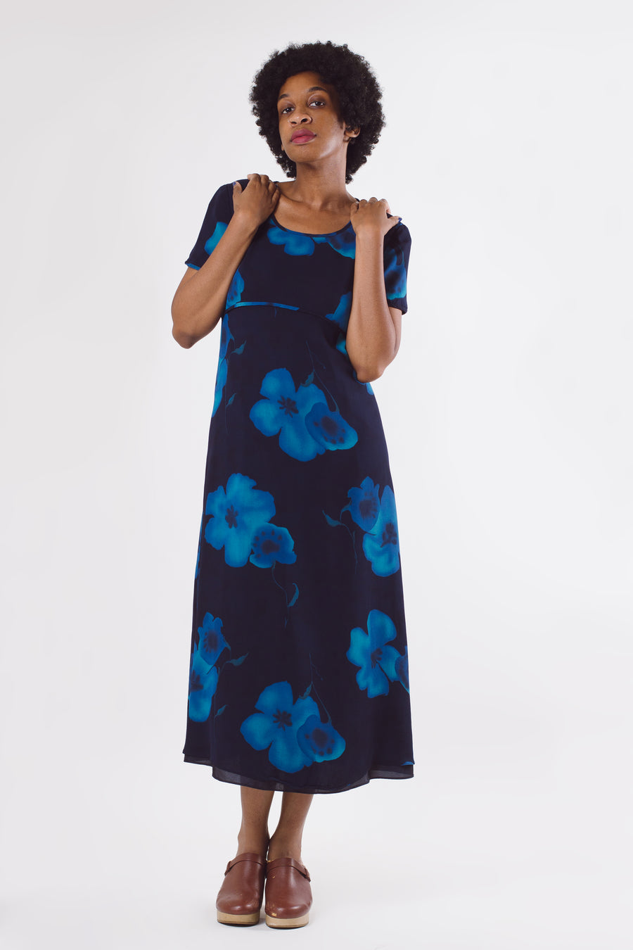 Vintage Liz Claiborne Blue Maxi Dress