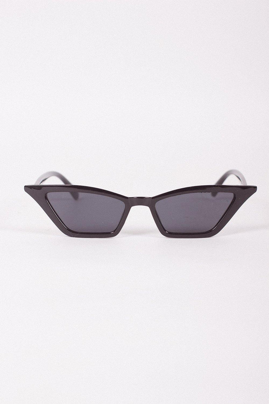 Black Cat Eye Sunglasses - Mawoolisa