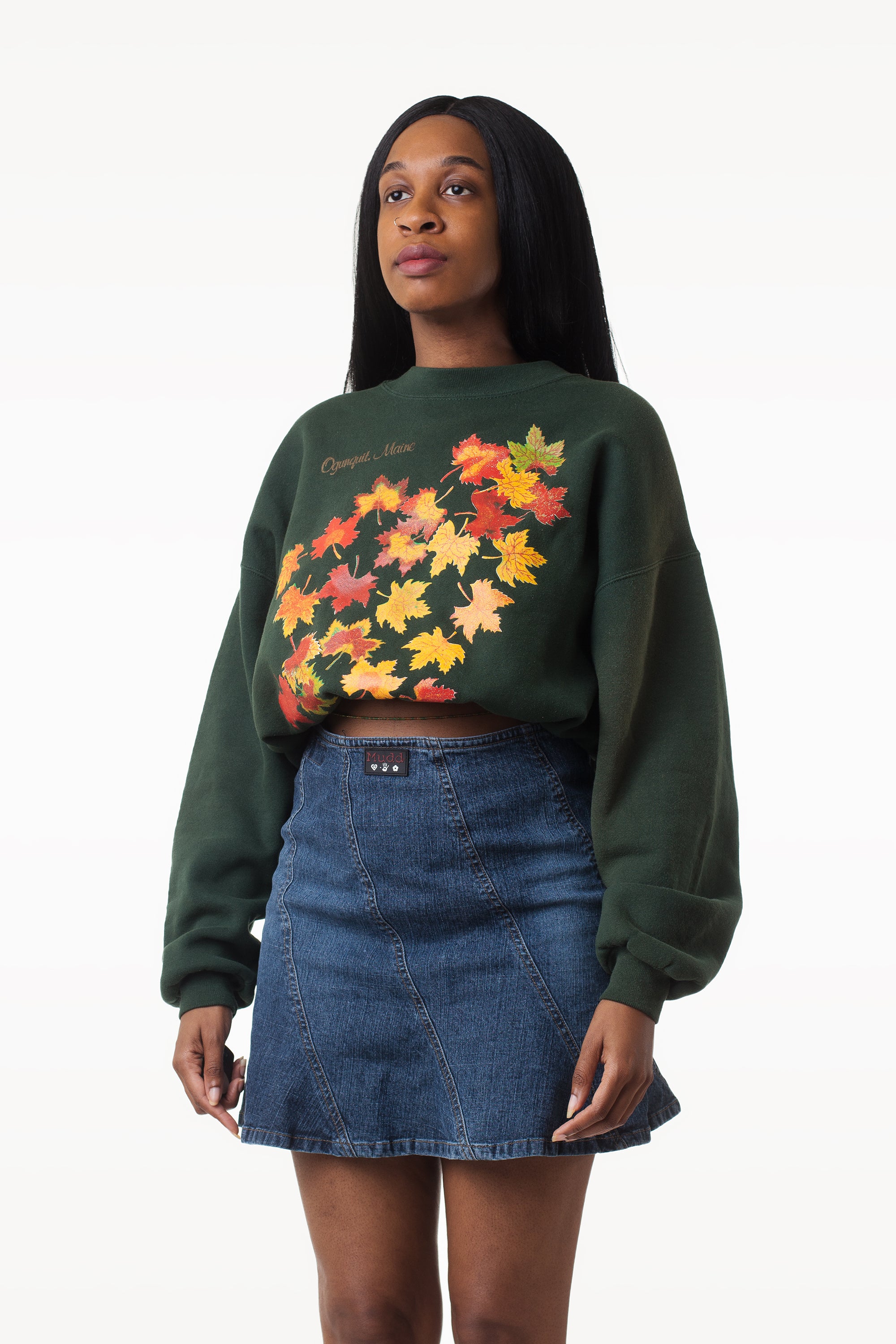 Vintage Y2K Mudd Denim Mini Skirt Mawoolisa