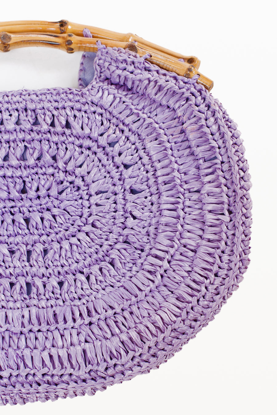 Vintage Pastel Purple Woven Purse