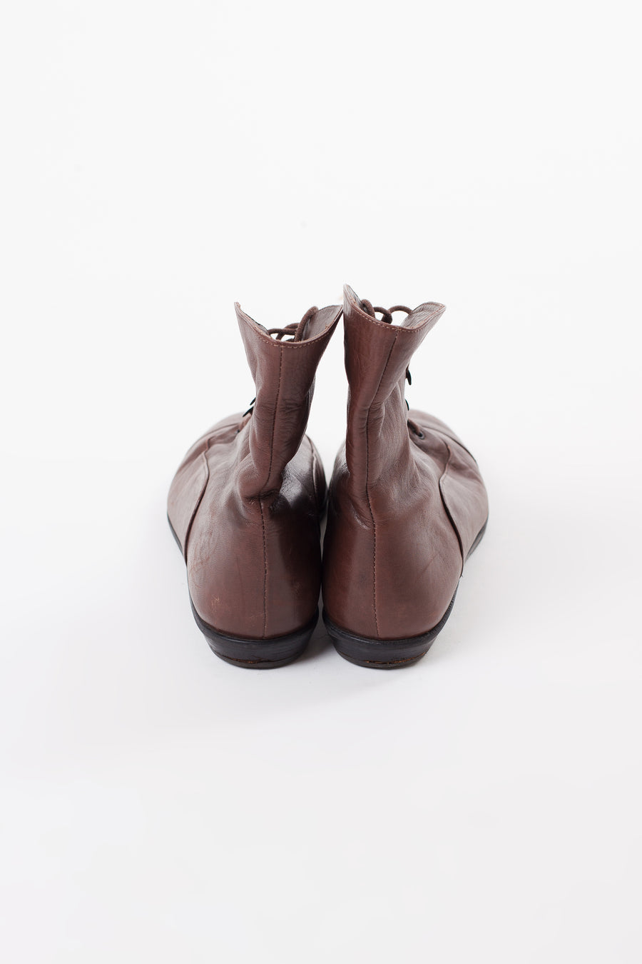 Vintage Brown Ankle Booties | 6.5M