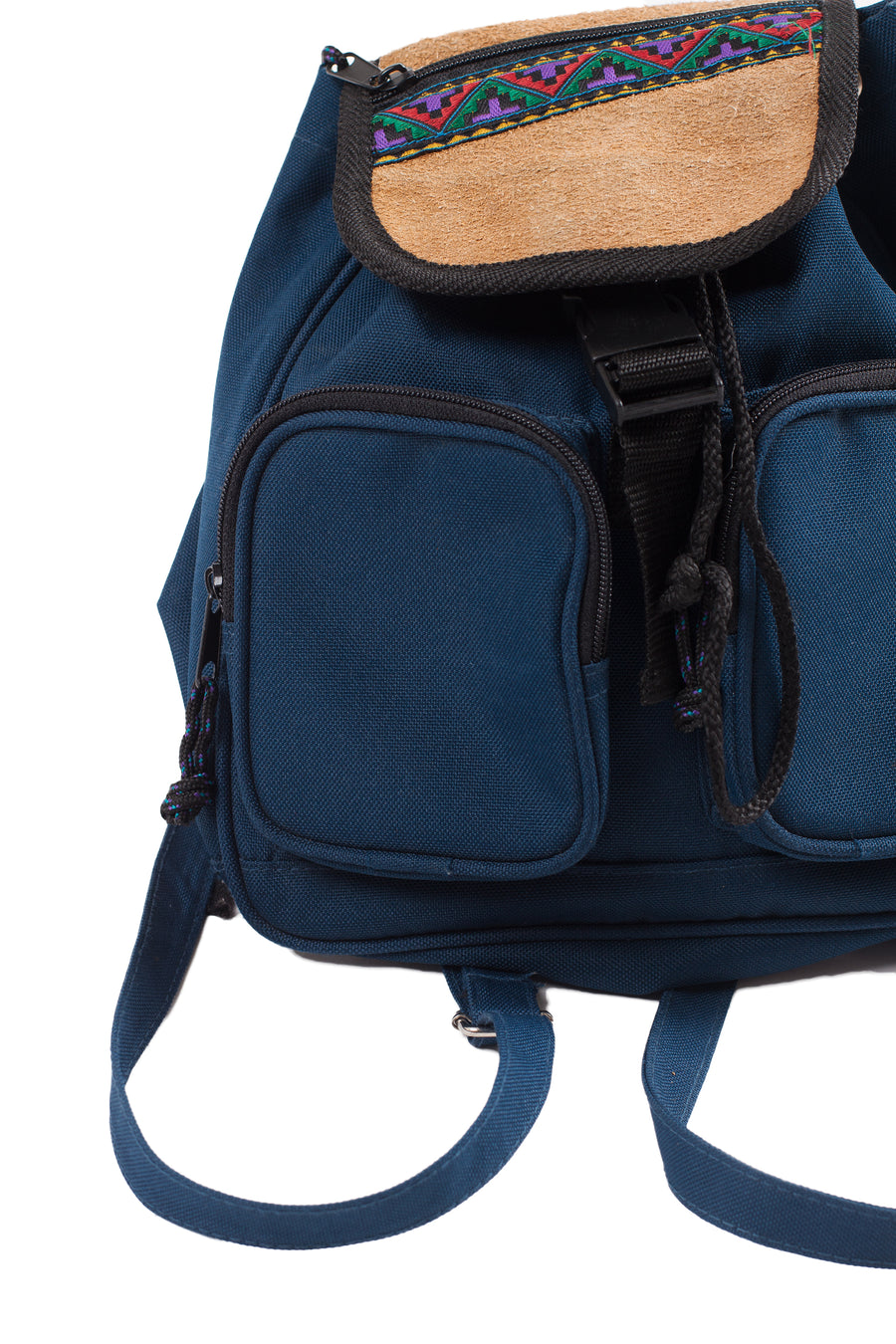 Vintage 90's Green Mini Backpack Purse