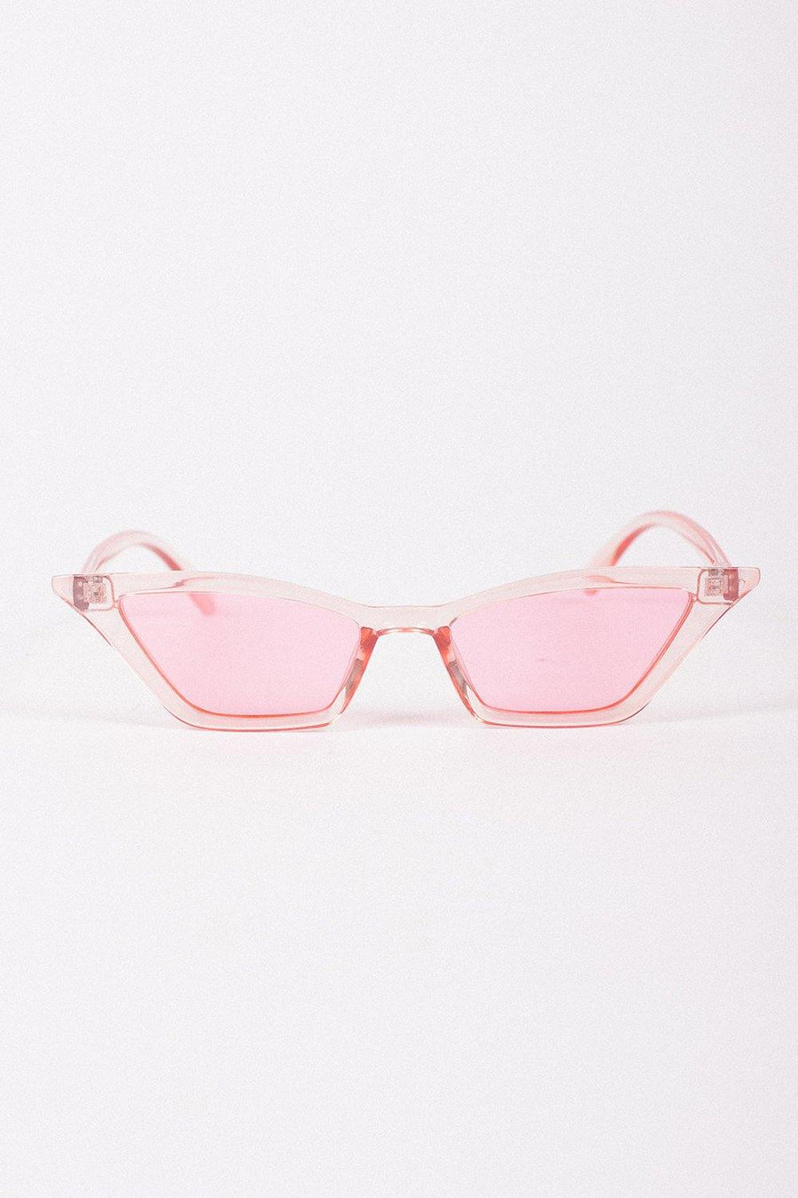 Pink Cat Eye Sunglasses - Mawoolisa