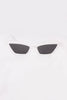 White Cat Eye Sunglasses - Mawoolisa